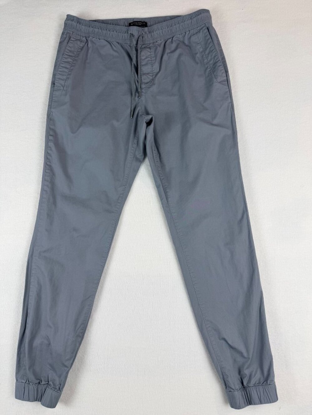 Banana Republic Aiden Pant Jogger Men’s 33x32 Gray Drawstring Cotton Pants
